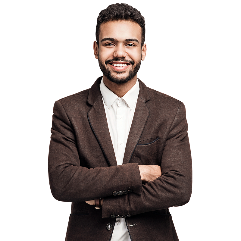 man with arms crossed