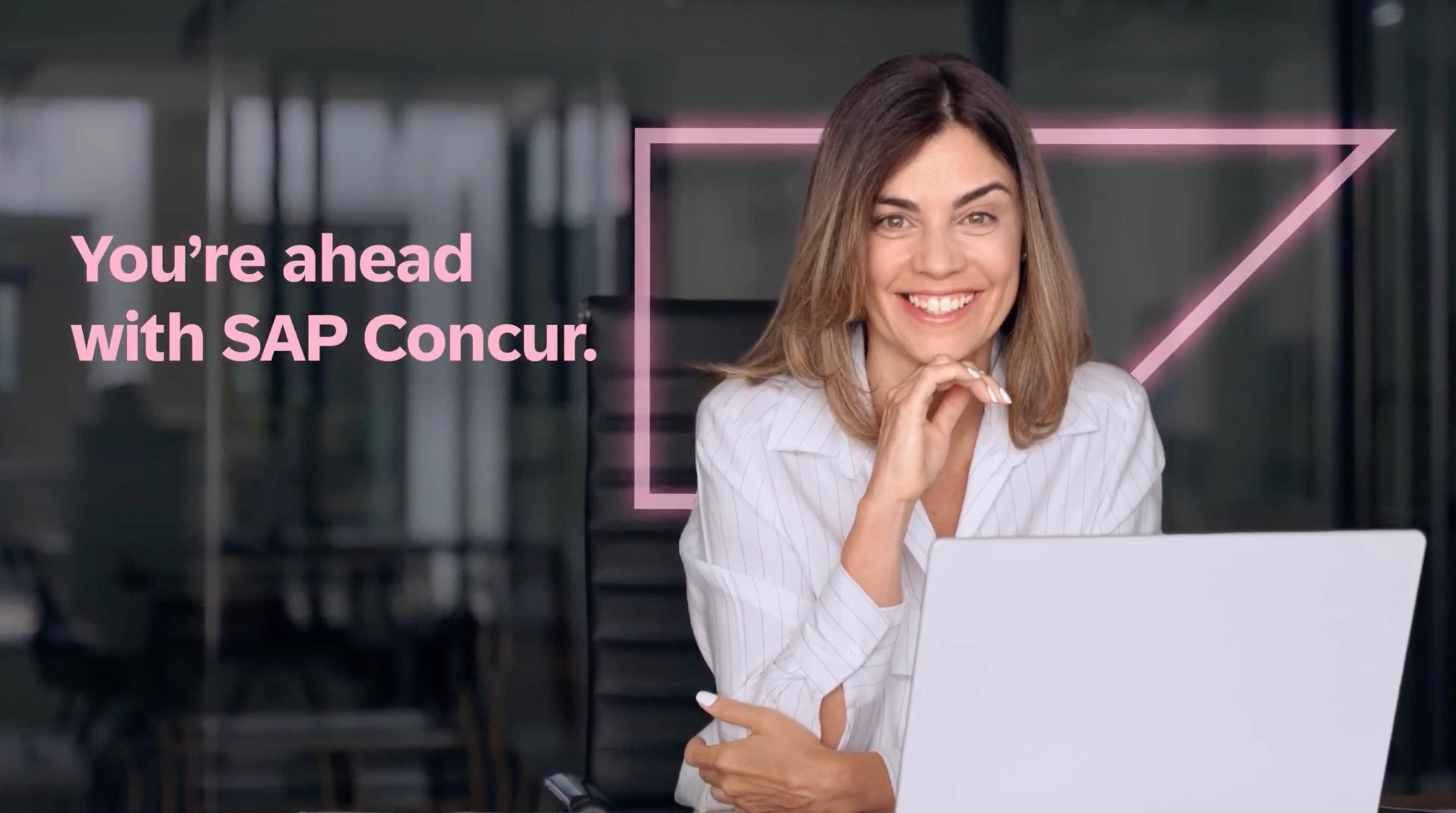 <span>You’re ahead with AI-powered SAP Concur</span>
