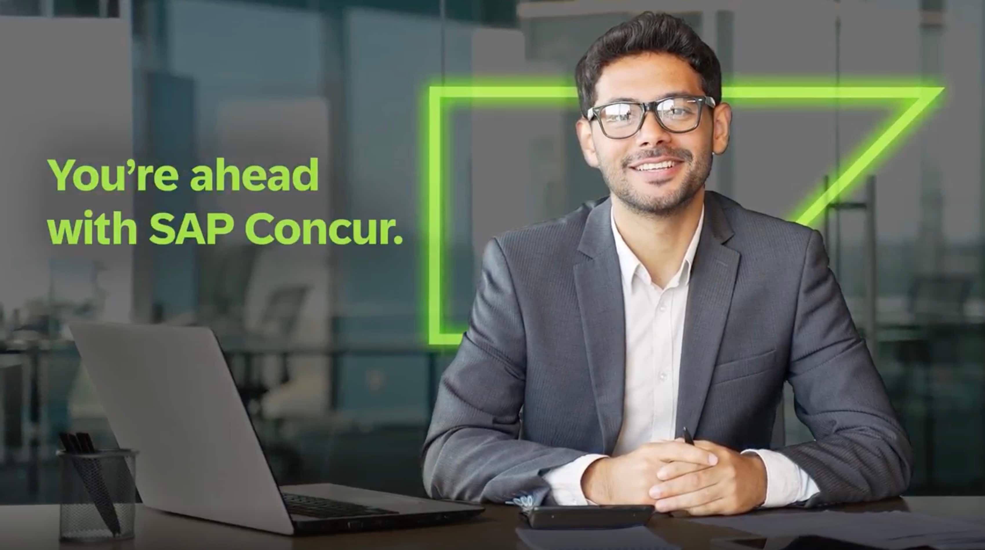 <span>You’re ahead in travel with AI-powered SAP Concur</span>
