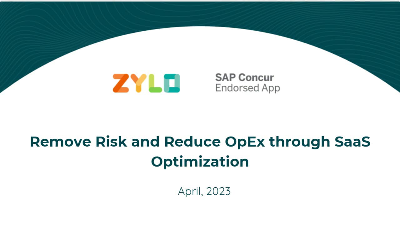 <span>Zylo Overview: SaaS Optimization</span>
