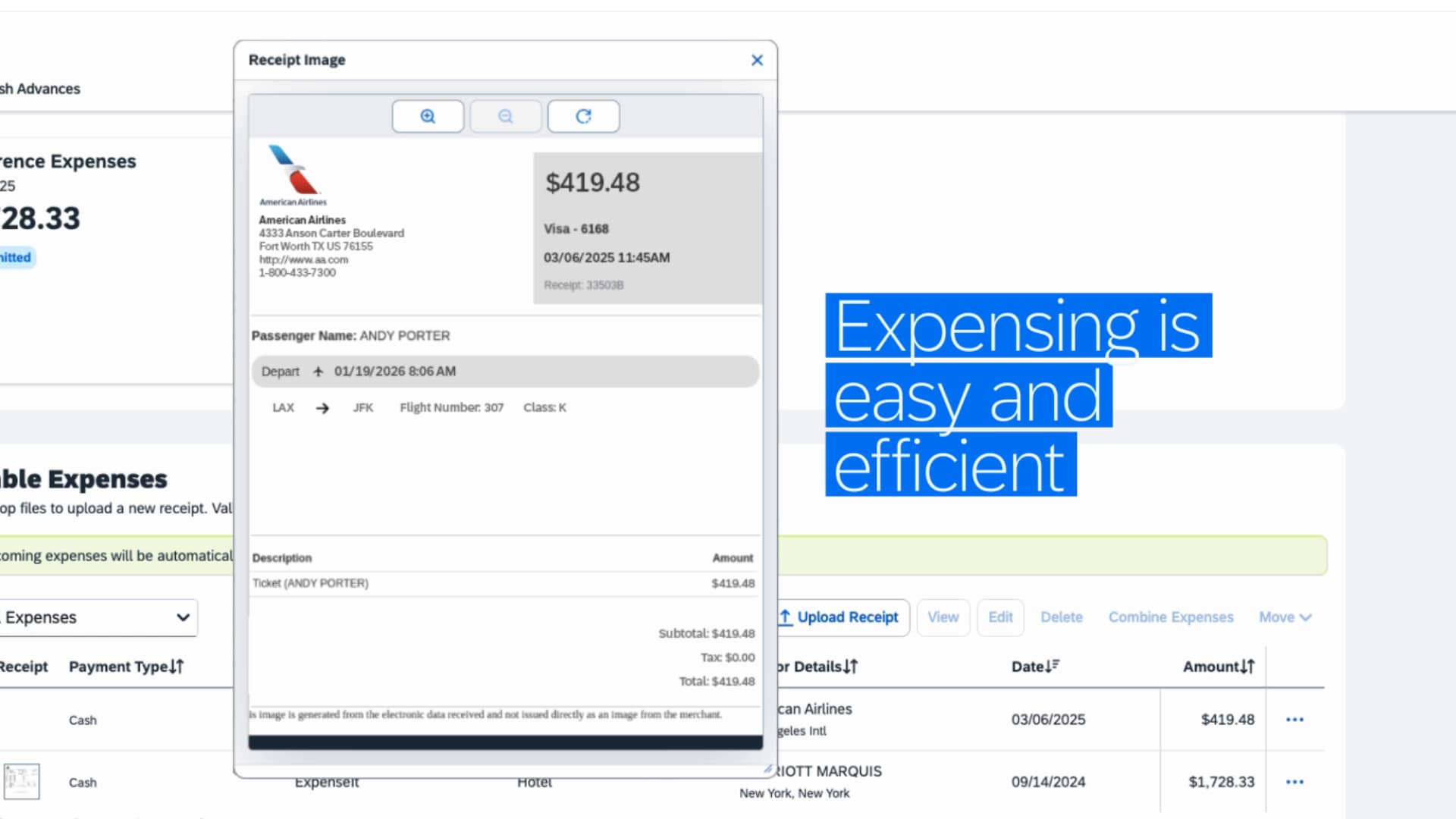 <span>Concur TripLink and American Airlines: Connection and Booking Demo</span>
