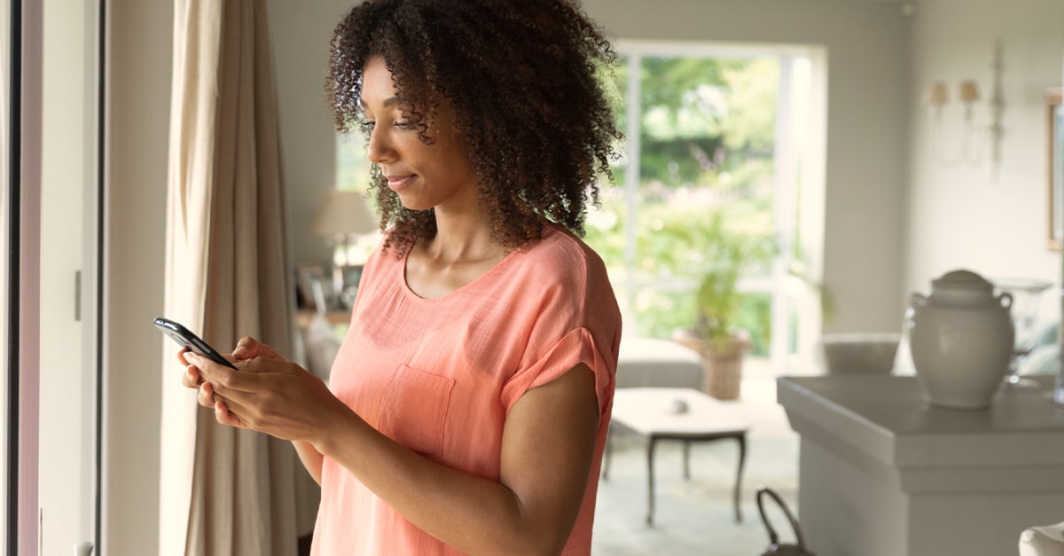 person on mobile phone