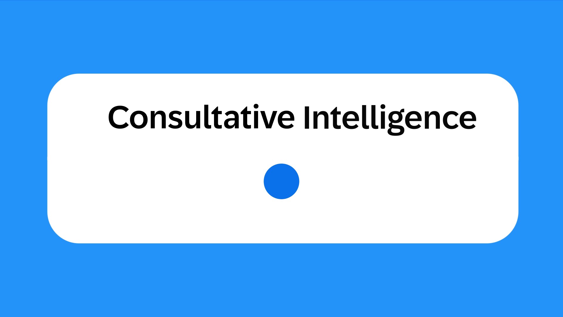 <span>SAP Concur Consultative Intelligence Video</span>
