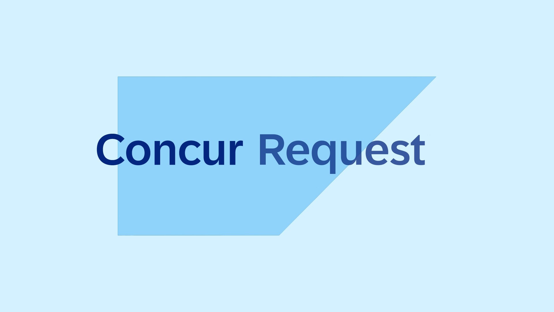 <span>SAP Concur Request</span>
