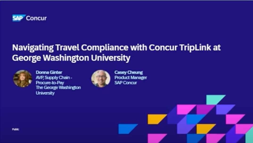 <span>Regulated Industries: Navigating Travel Compliance with Concur TripLink</span>
