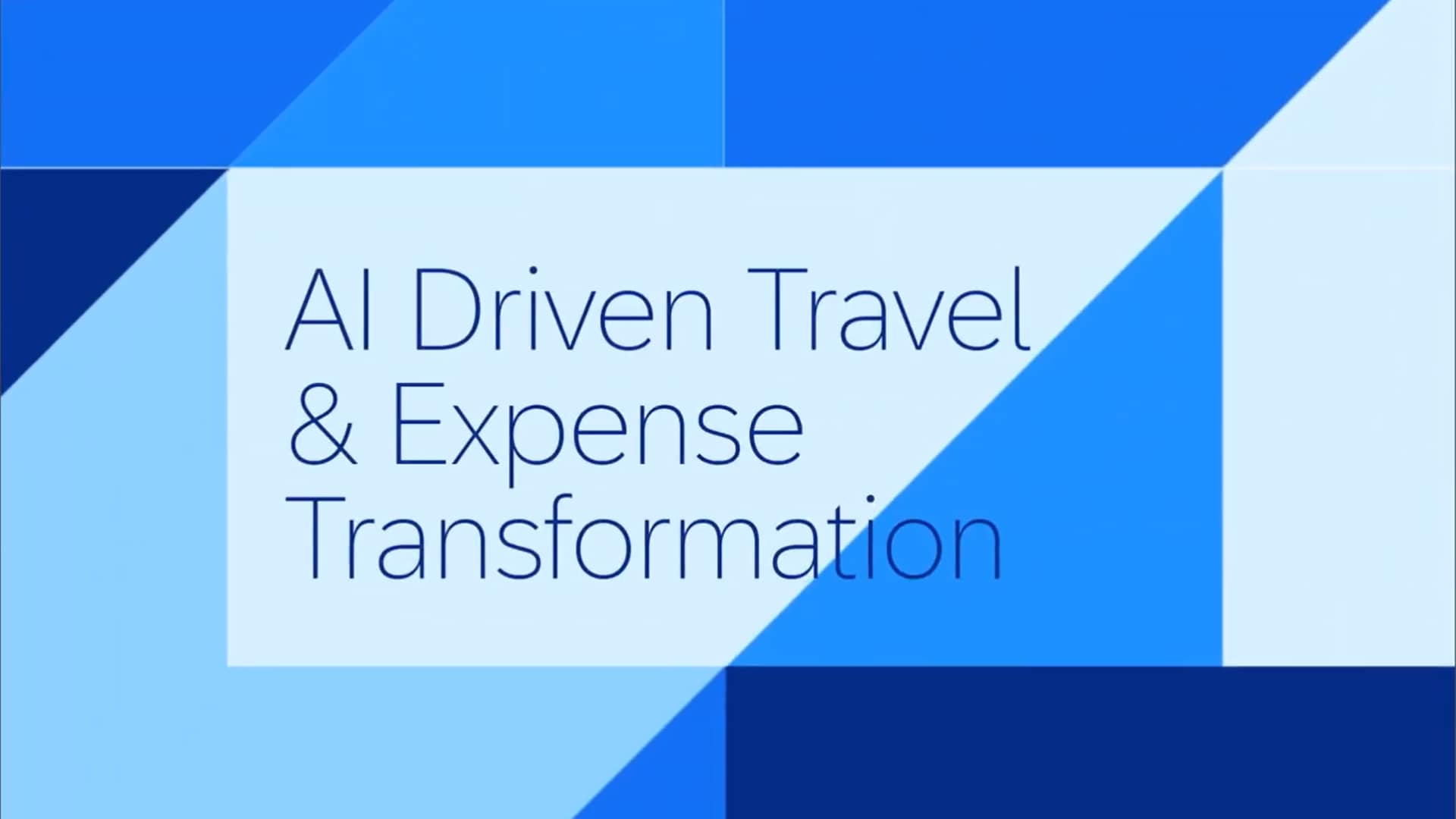 <span>AI Driven Travel & Expense Transformation</span>
