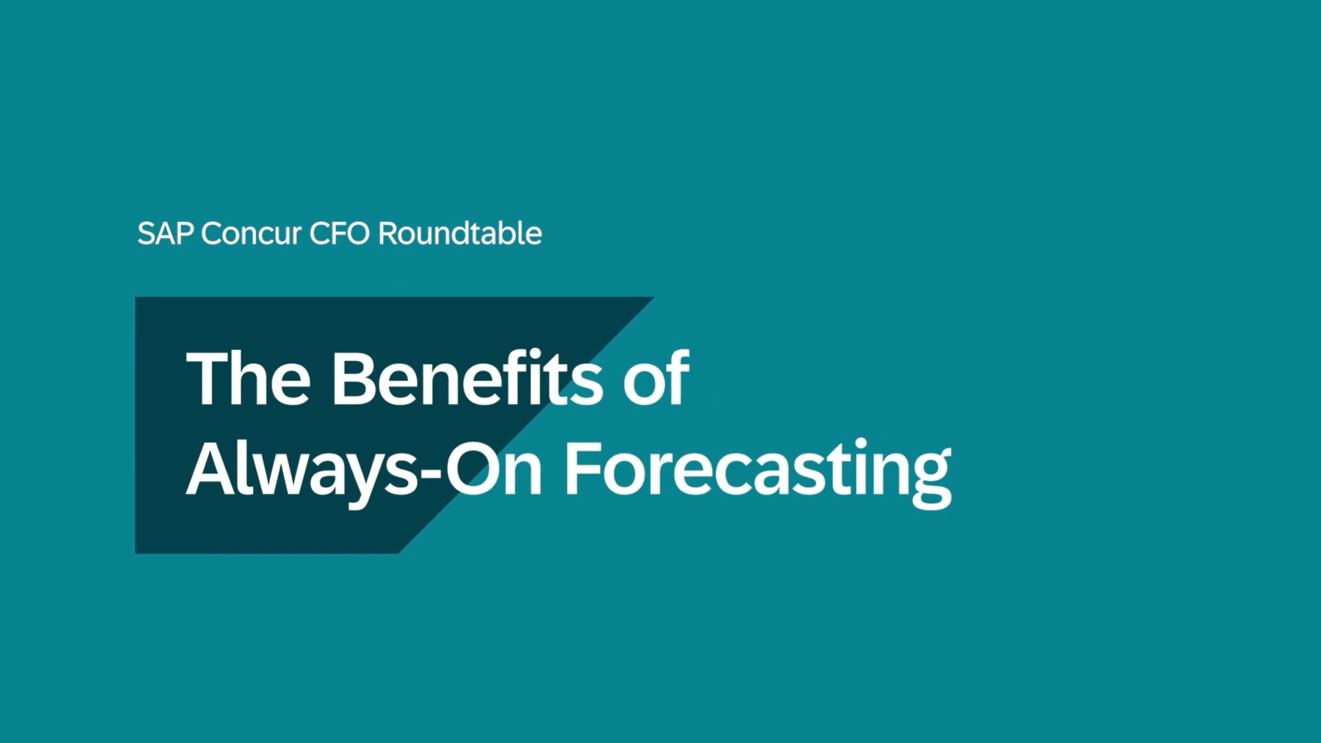 <span>CFO Insights: The Benefits of Always-on Forecasting</span>
