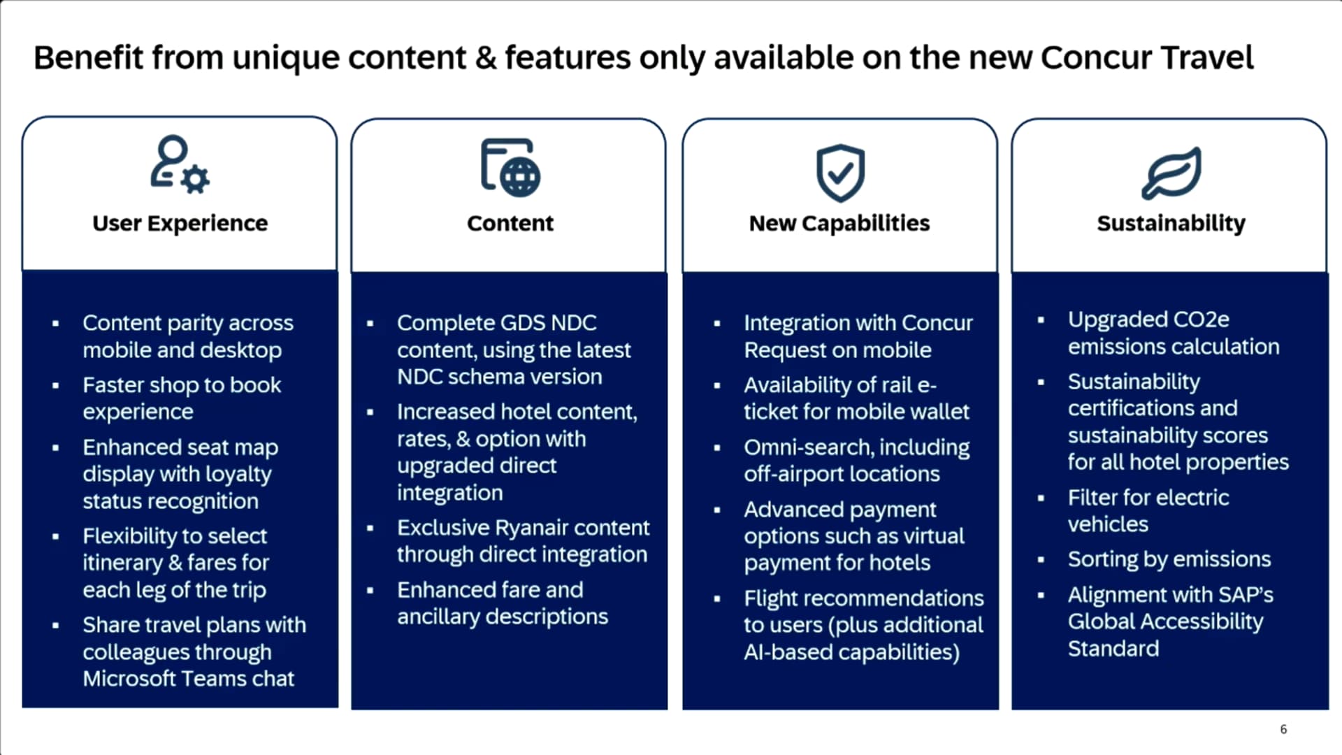 <span>AI-Powered Travel: Concur Travel Recent Innovations and Peer Use Cases</span>
