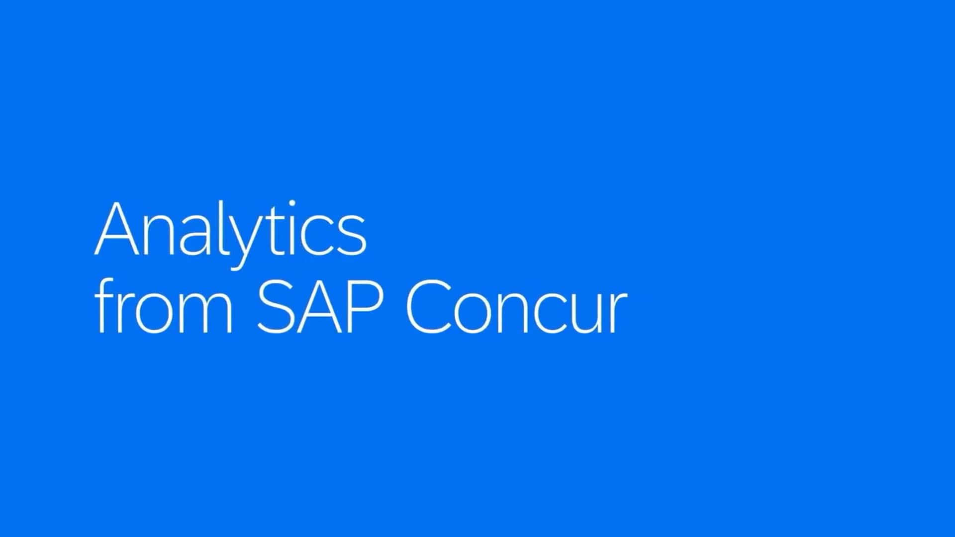 <span>Analytics by SAP Concur</span>
