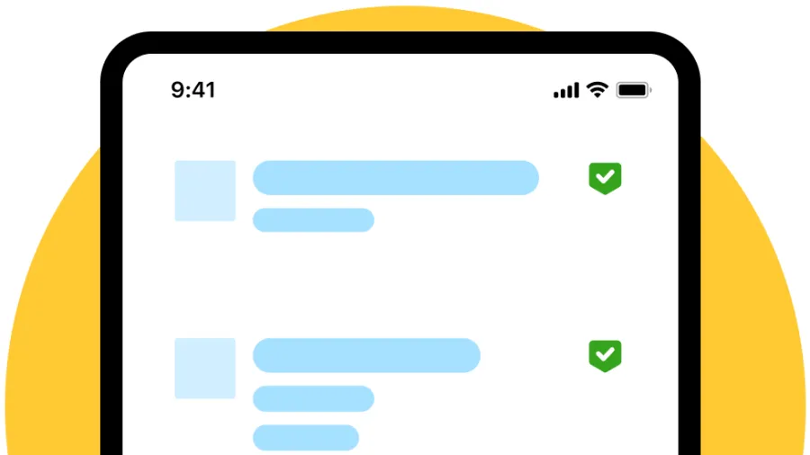 graphic of app