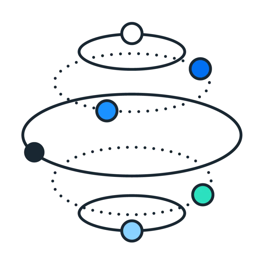 graphic of circles integrated