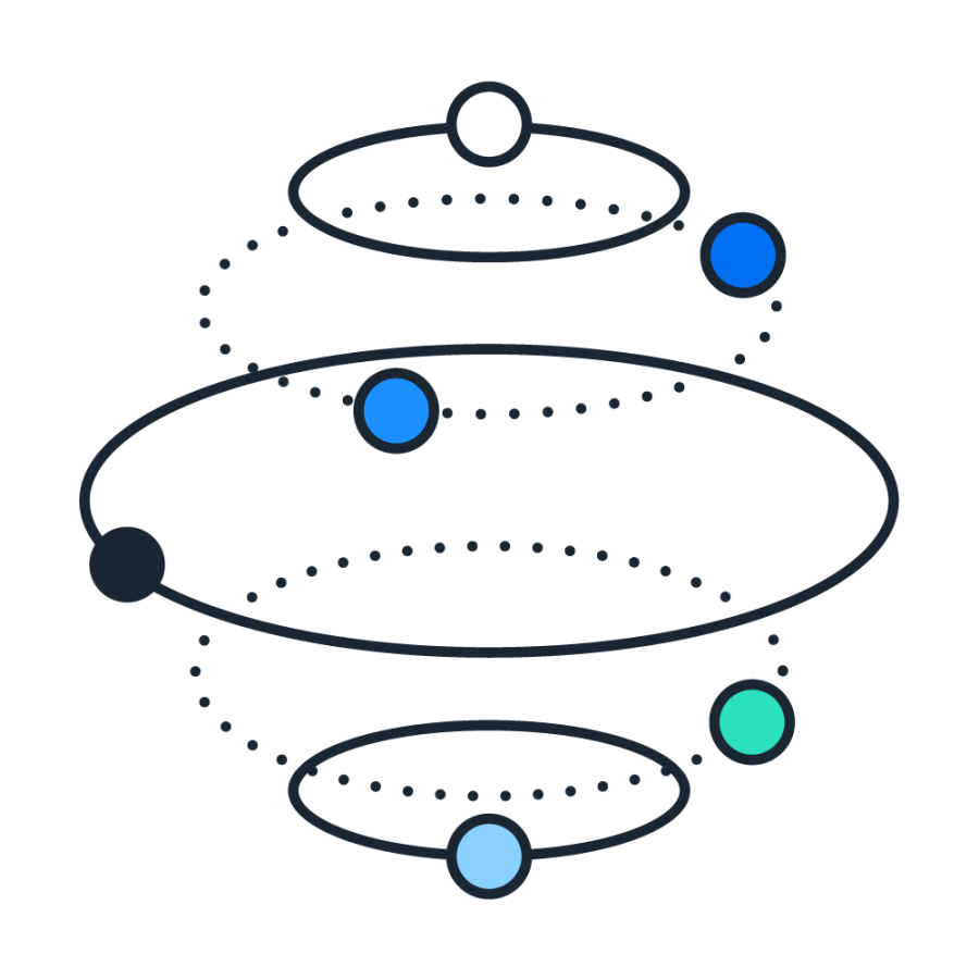 graphic of circles integrated