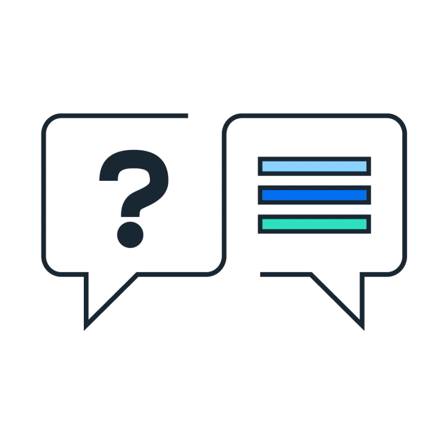 question mark and answers