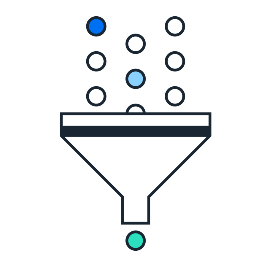 Funnel pictogram