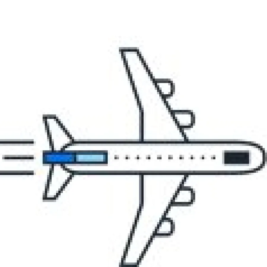 Airplane pictogram