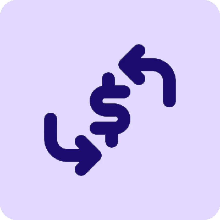Purple dollar